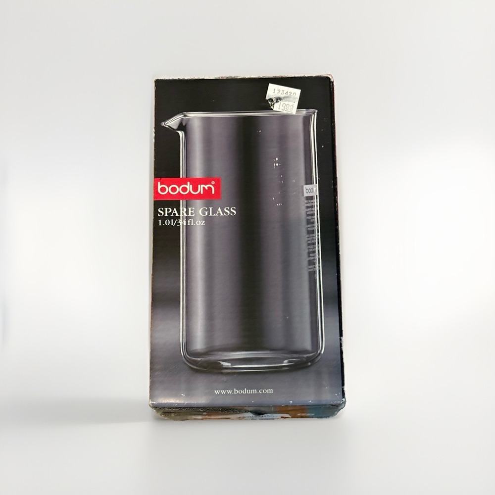 French Press Spare Glass 8 Cup Bodum New in Box 34 oz